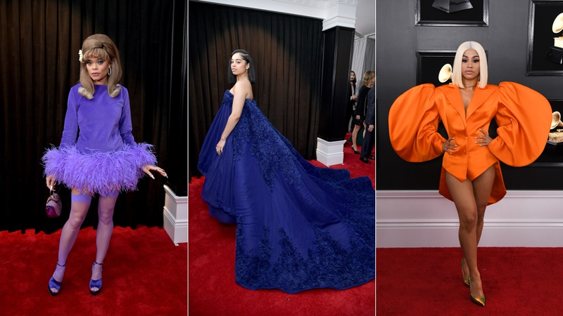 Illustration for article titled All the Furs, Sequins, and Chic Louche On the 61st Grammys Red Carpet